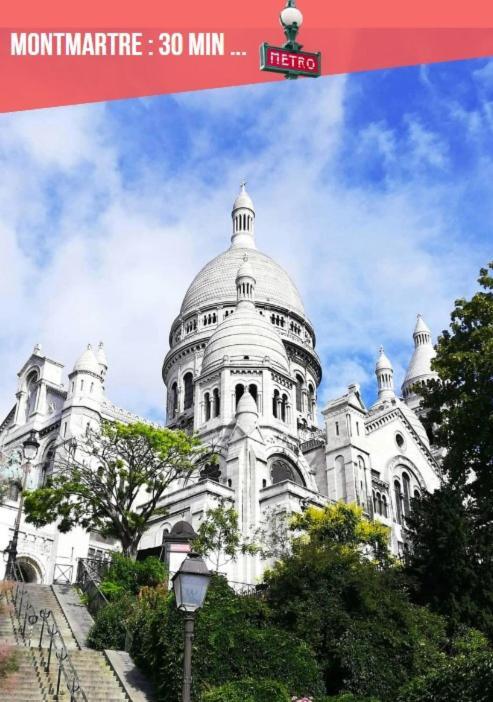 Charmant Appartement Calme Proche De Paris Saint-Denis  Luaran gambar